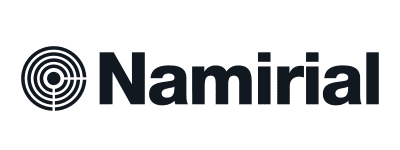 Namirial logo, qualified retention provider listed in the AgID Marketplace